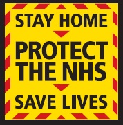 stay at home, protect the NHS, save lives